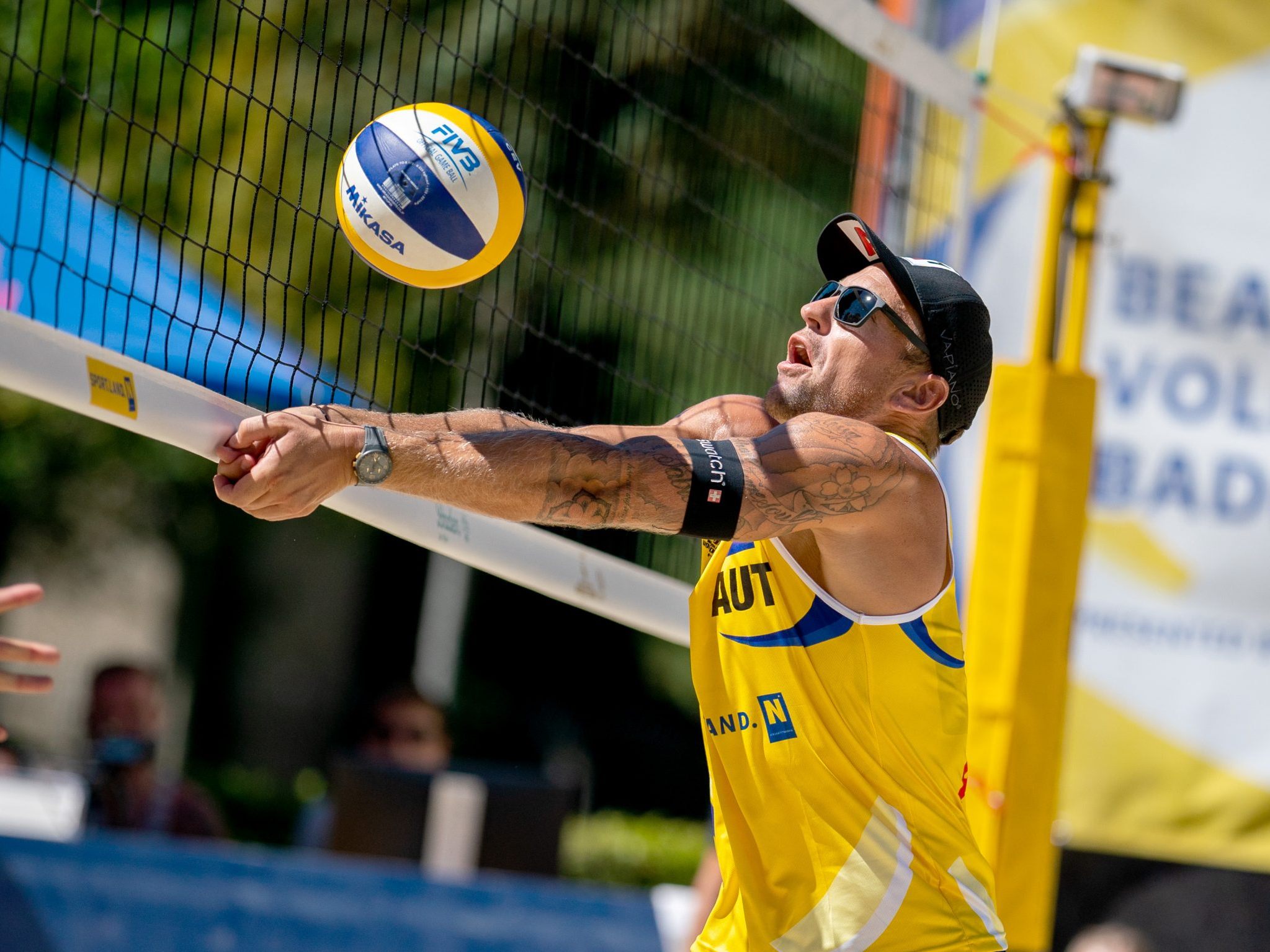 In Baden wird heuer wieder Beachvolleyball gespielt.