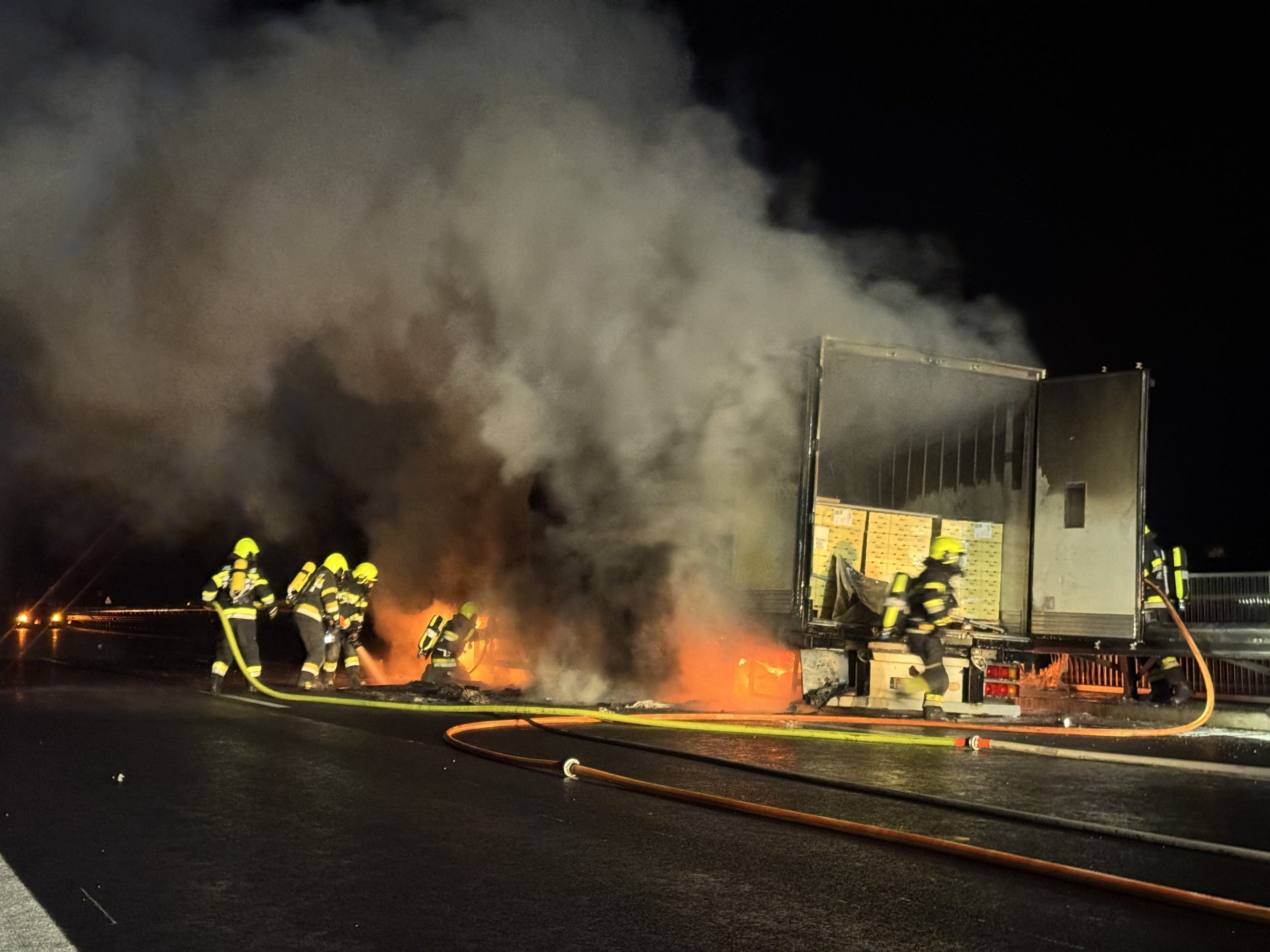 22 Tonnen Käse überstanden Brand nicht.