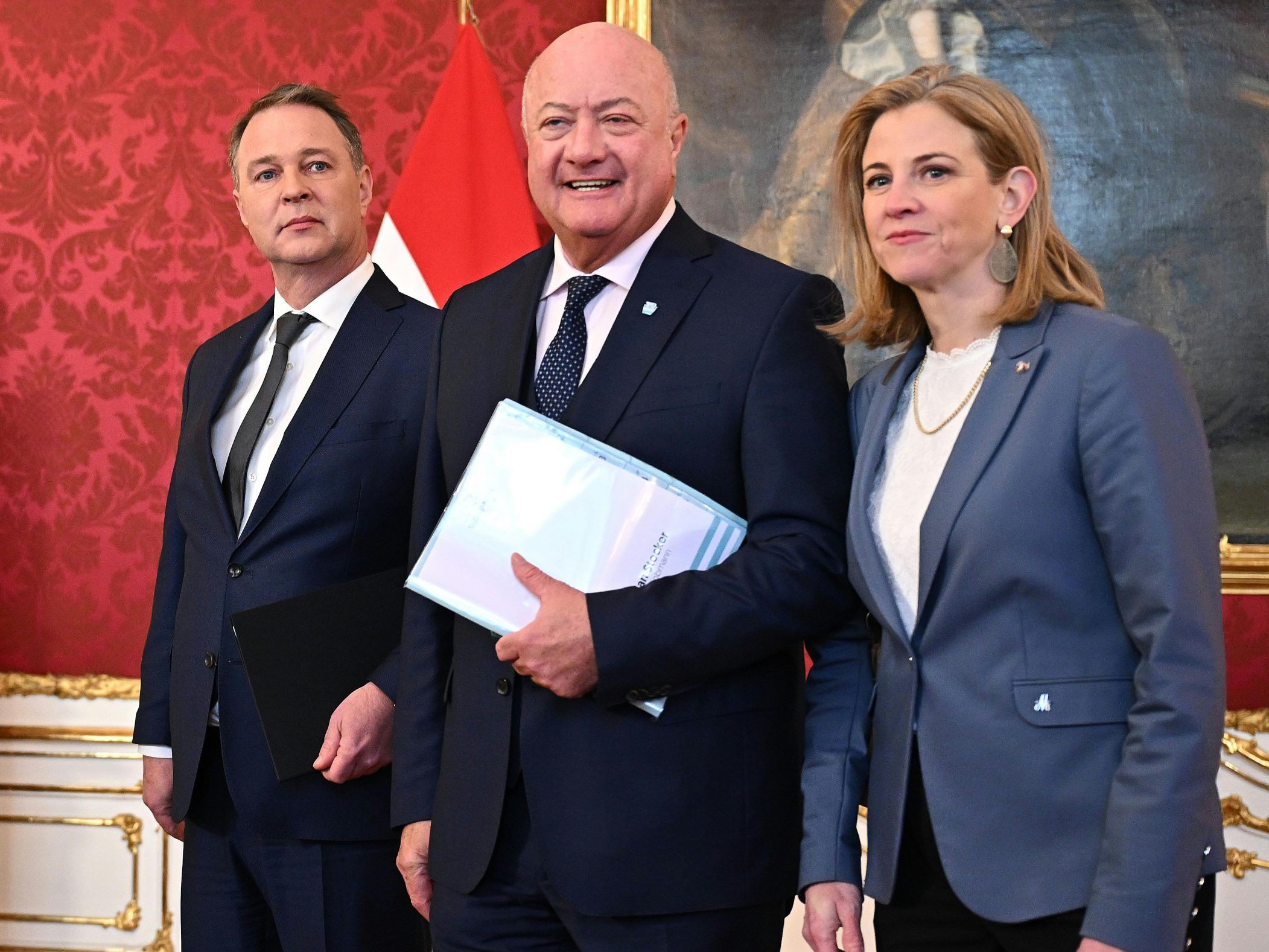 ÖVP, SPÖ und NEOS planen eine Präsentation Mitte der Woche.