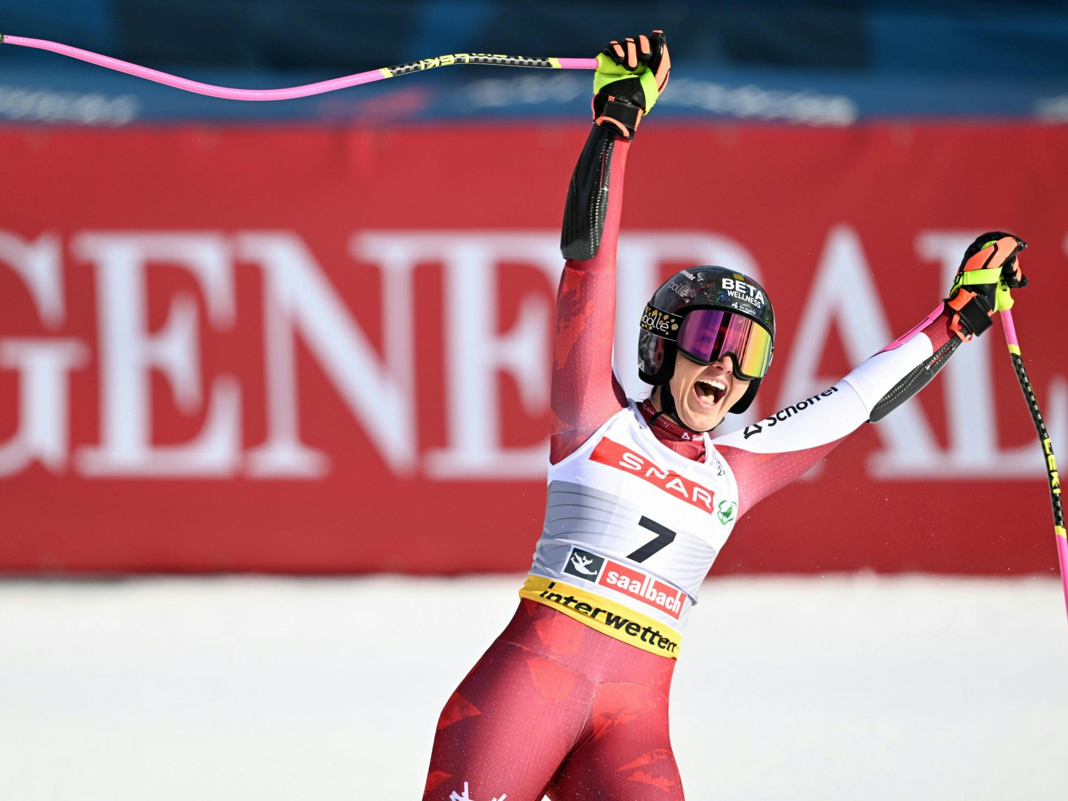 Venier ließ bei Ski-WM Konkurrenz hinter sich. Venier ließ bei Ski-WM Konkurrenz hinter sich.