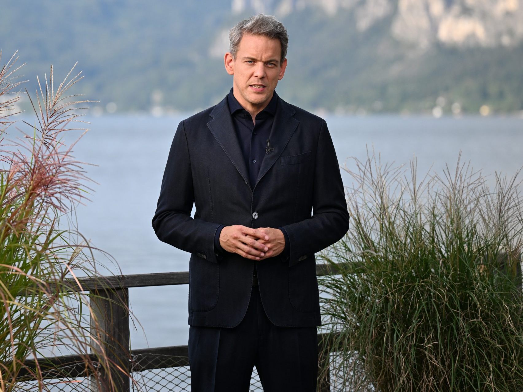Moderator Martin Thür bei den ORF-"Sommergesprächen".