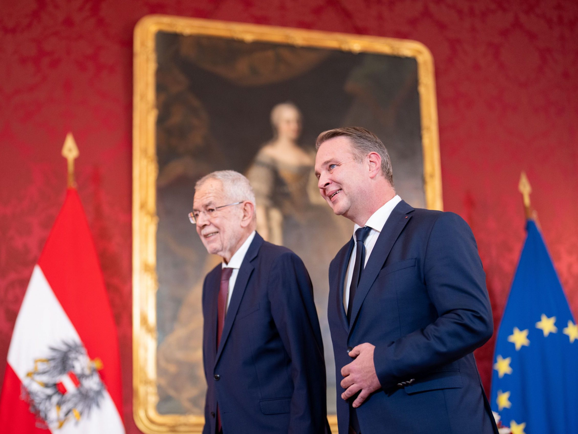 Der Bundespräsident berät sich nach dem Scheitern von FPÖ und ÖVP mit den Parteispitzen.