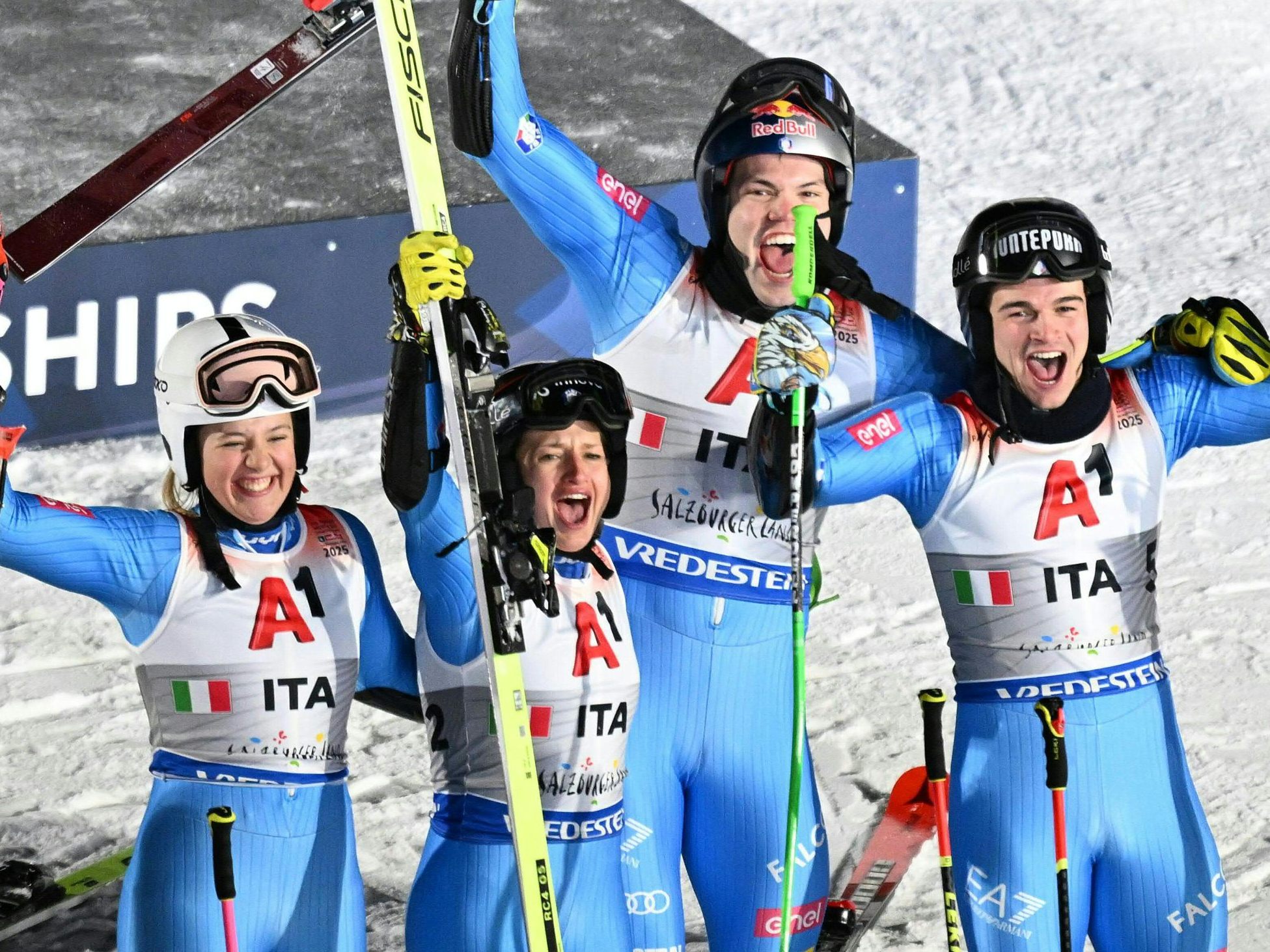 Italien jubelt über Gold Italien jubelt über Gold