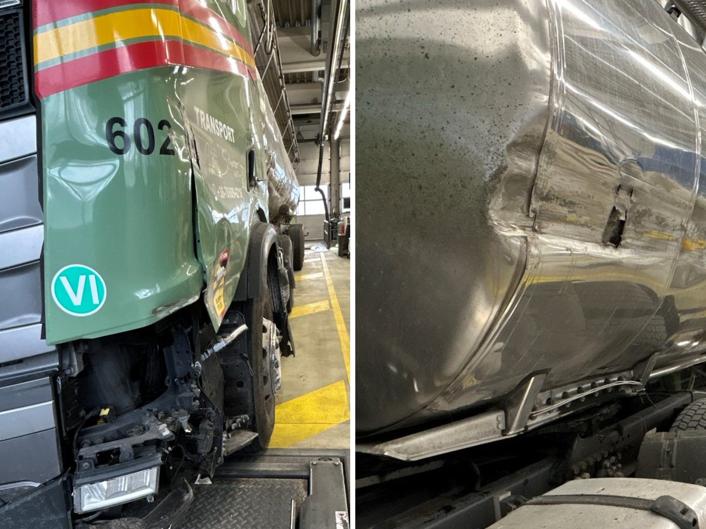 Die Abschleppung des Sattelzuges wurde veranlasst. Die Abschleppung des Sattelzuges wurde veranlasst.
