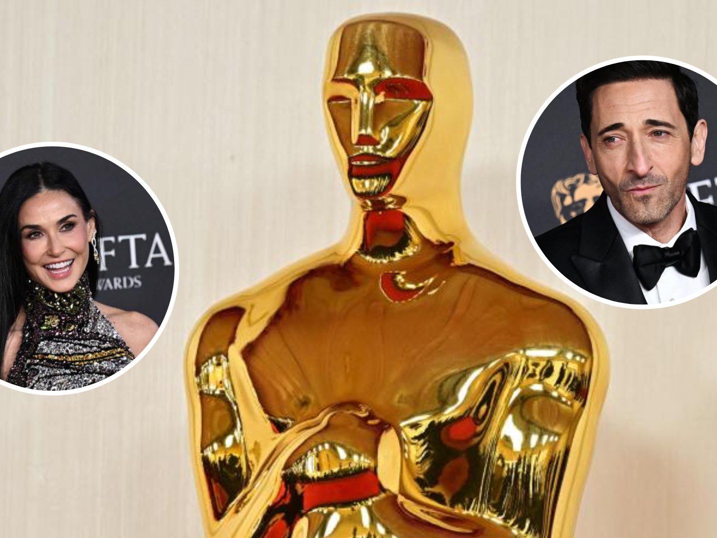 Adrien Brody und Demi Moore sind vor den Oscars in der Poleposition.