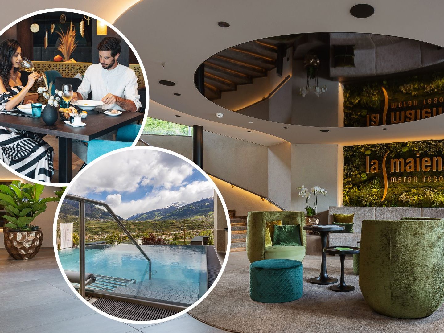 Bei uns könnt ihr einen Kurzurlaub im 5-Sterne-Hotel La Maiena Meran Resort gewinnen.