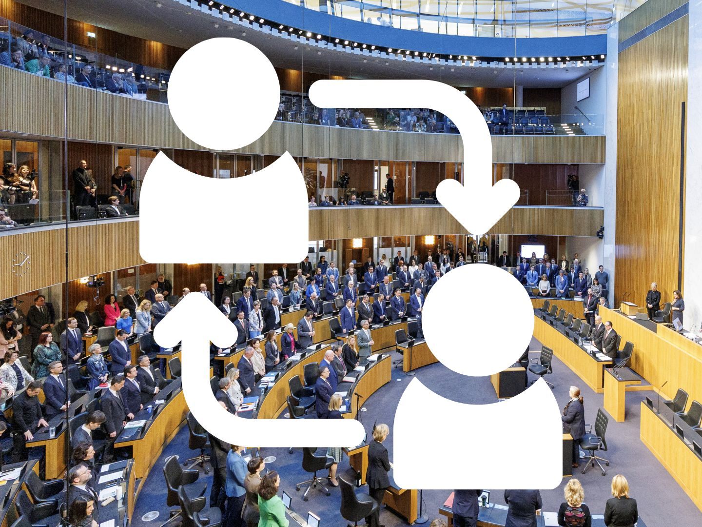 Eine neue Koalition ändert auch einiges in den Parlamentsklubs.