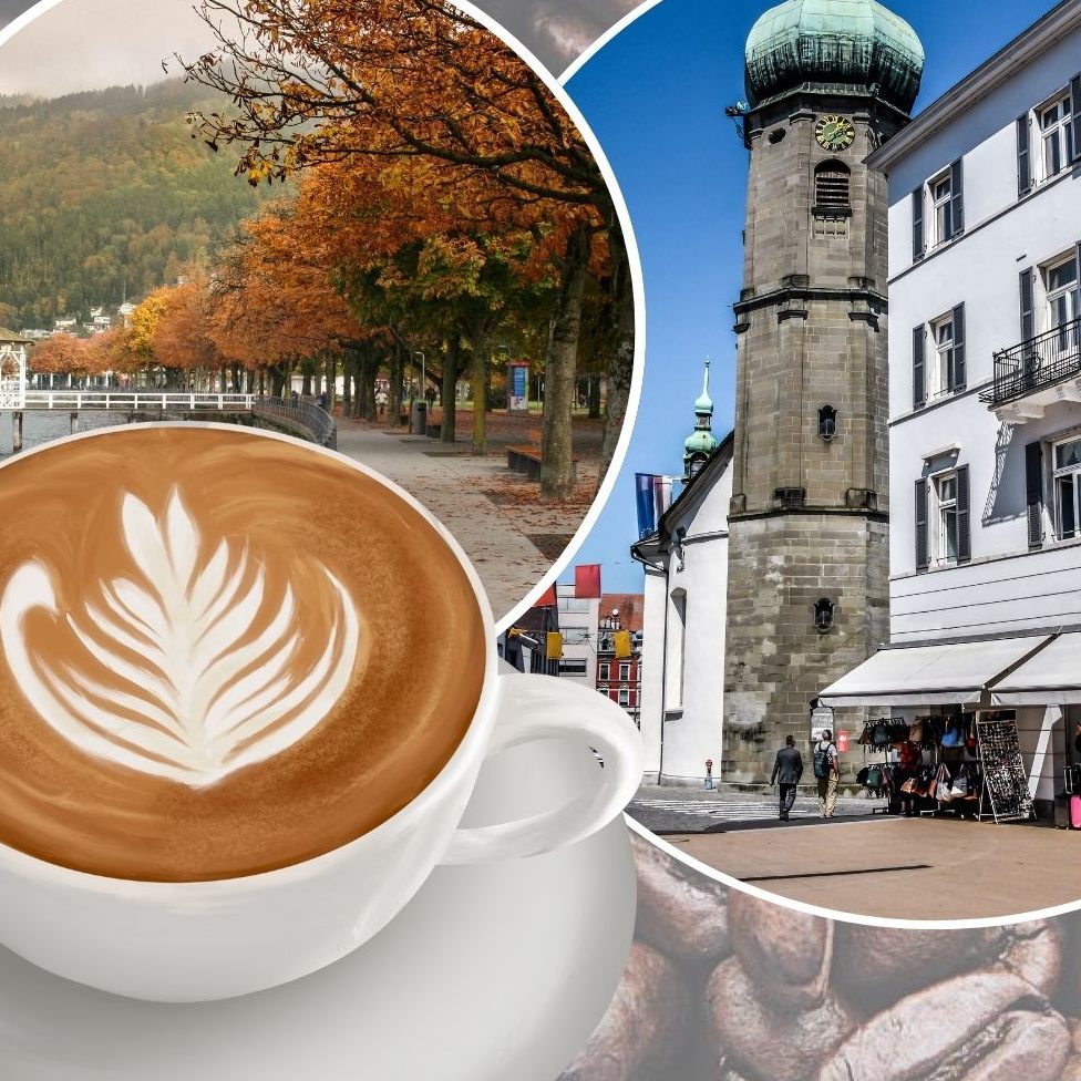 Die 10 beliebtesten Cafés im Bezirk Bregenz.