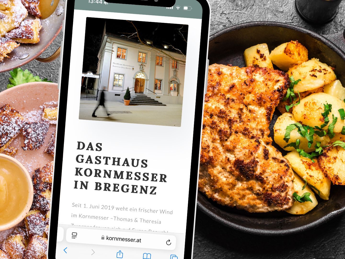 Das Gasthaus Kornmesser liegt zentral in Bregenz.