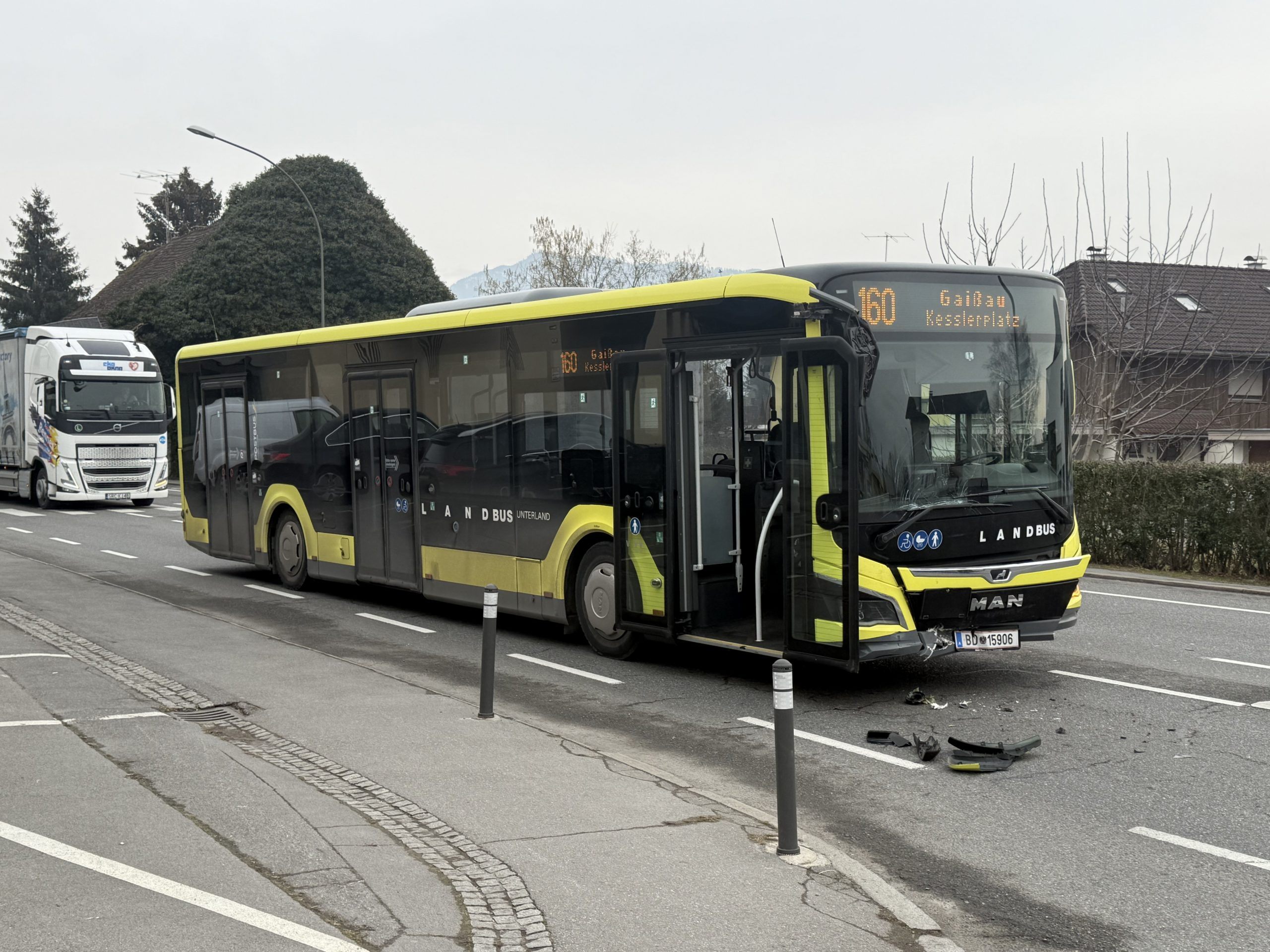 Am Dienstagnachmittag kam es in Lustenau zu einem Unfall.