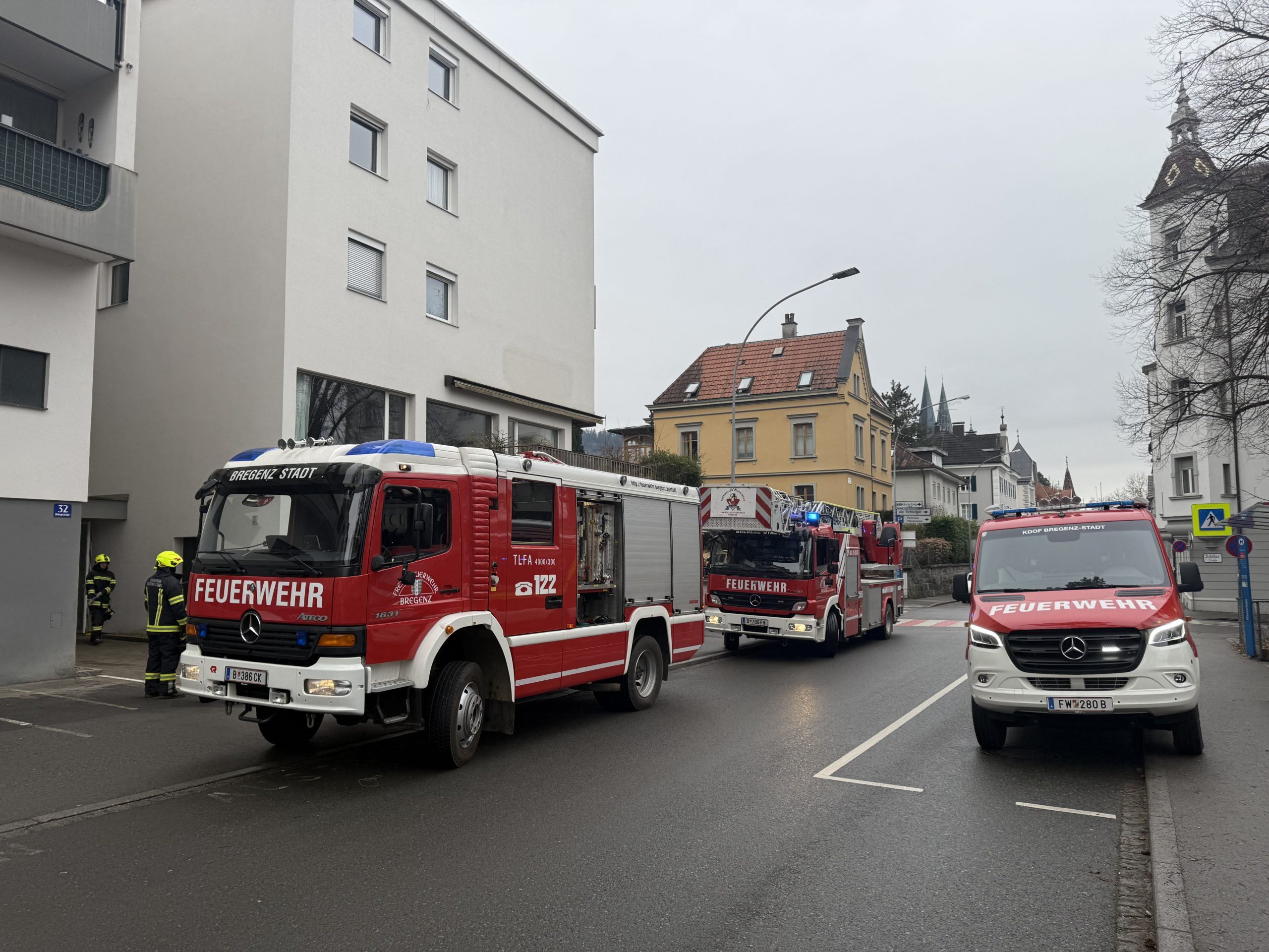 Ein Korkuntersetzter sorgte für einen Feuerwehreinsatz in Bregenz.