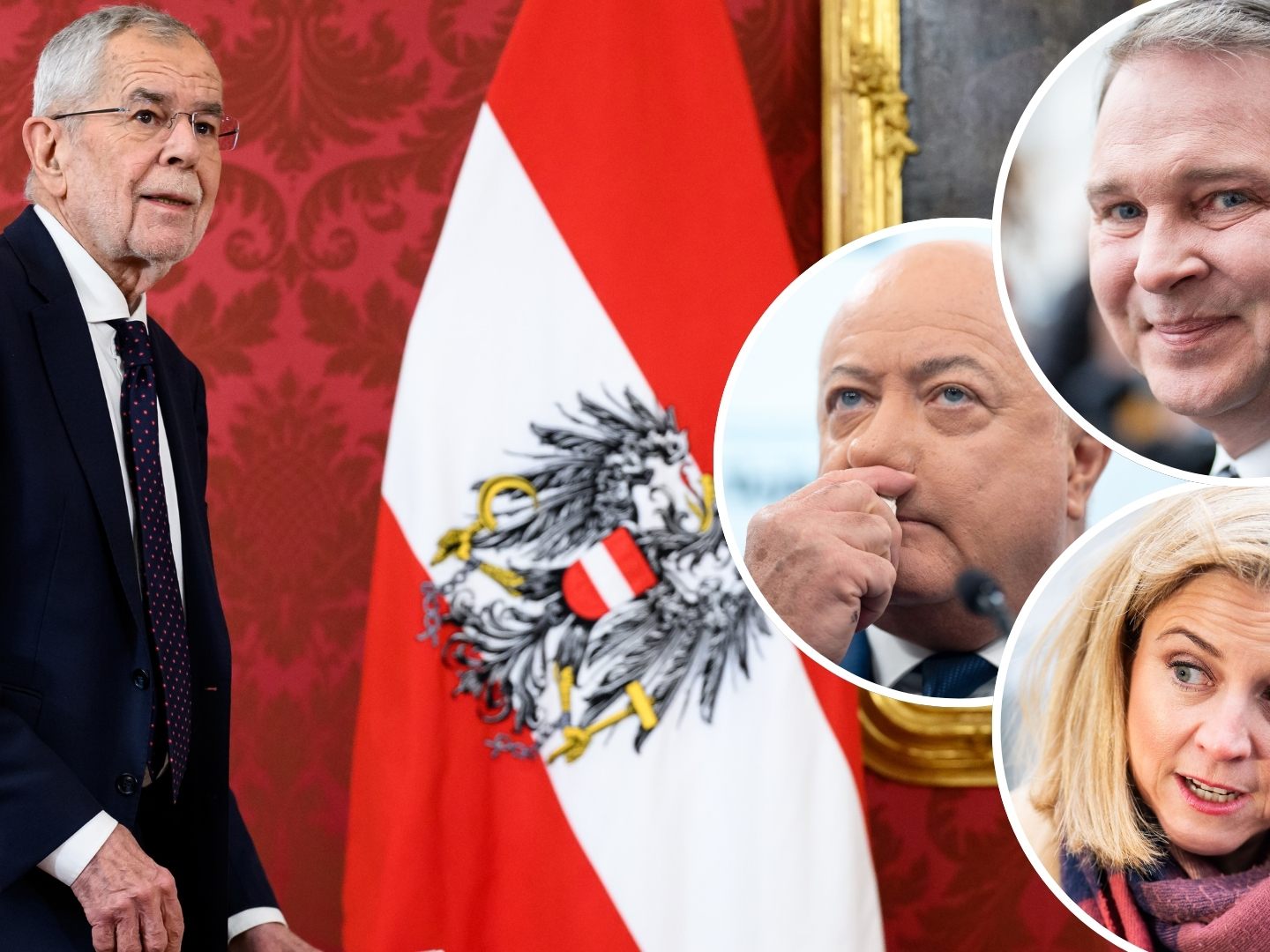 ÖVP, SPÖ und NEOS verhandeln weiter über Dreierkoalition. ÖVP, SPÖ und NEOS verhandeln weiter über Dreierkoalition.
