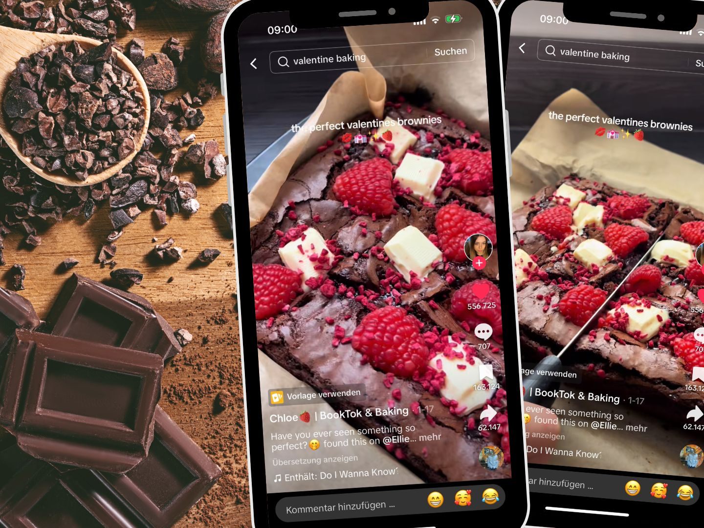 Himbeer-Brownie Rezept auf TikTok. Himbeer-Brownie Rezept auf TikTok.