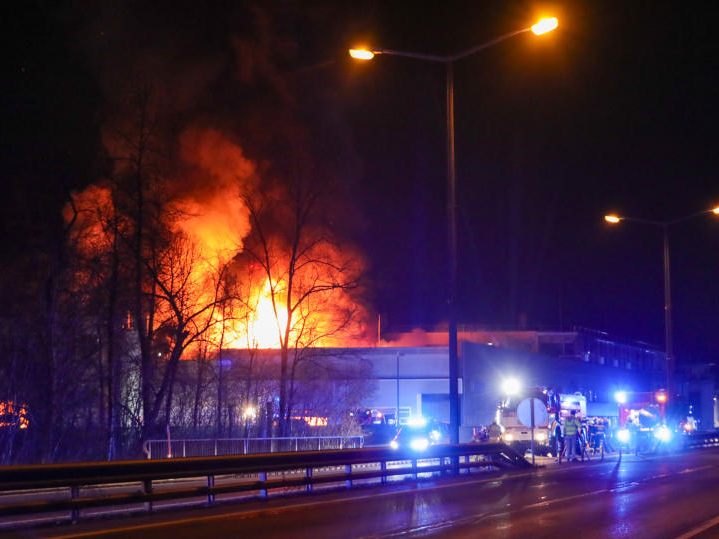 Großeinsatz für die Feuerwehr.