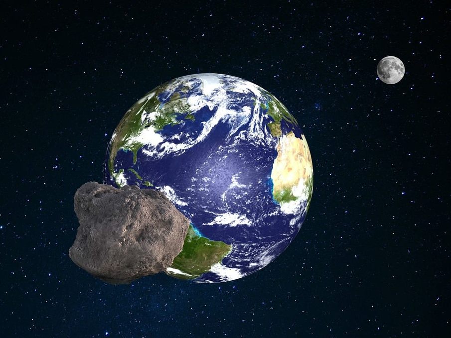 Der Asteroid "2024 YR4" könnte statt der Erde den Mond treffen.