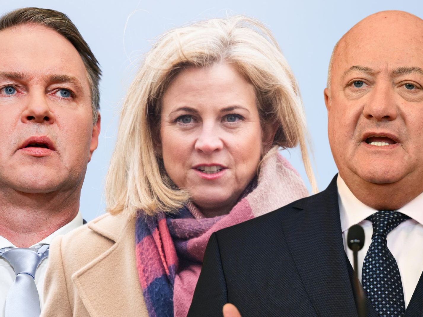 Die Parteichefs sind als Regierungsmitglieder gesetzt Die Parteichefs sind als Regierungsmitglieder gesetzt
