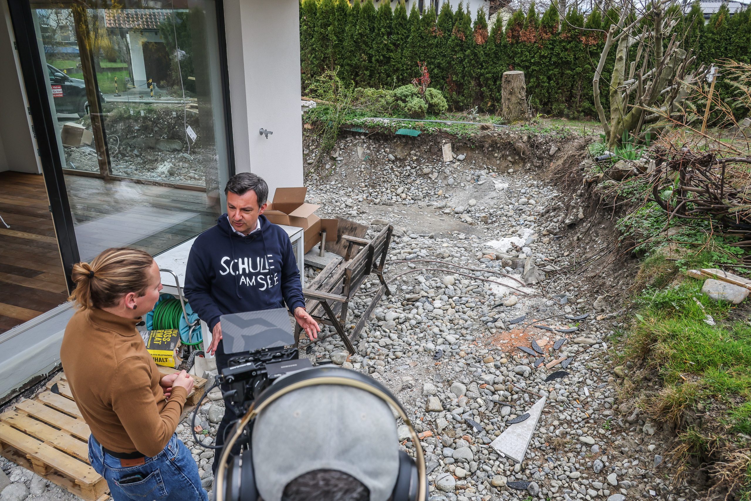 Die Gartenarbeit ist für Martin Staudinger ein entspannender Ausgleich zum politischen Alltag.