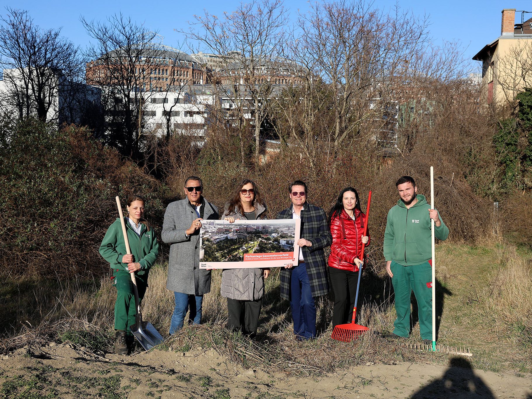 Die Parkanlage in Wien-Simmering soll Erholung und eine erhöhte Lebensqualität liefern.
