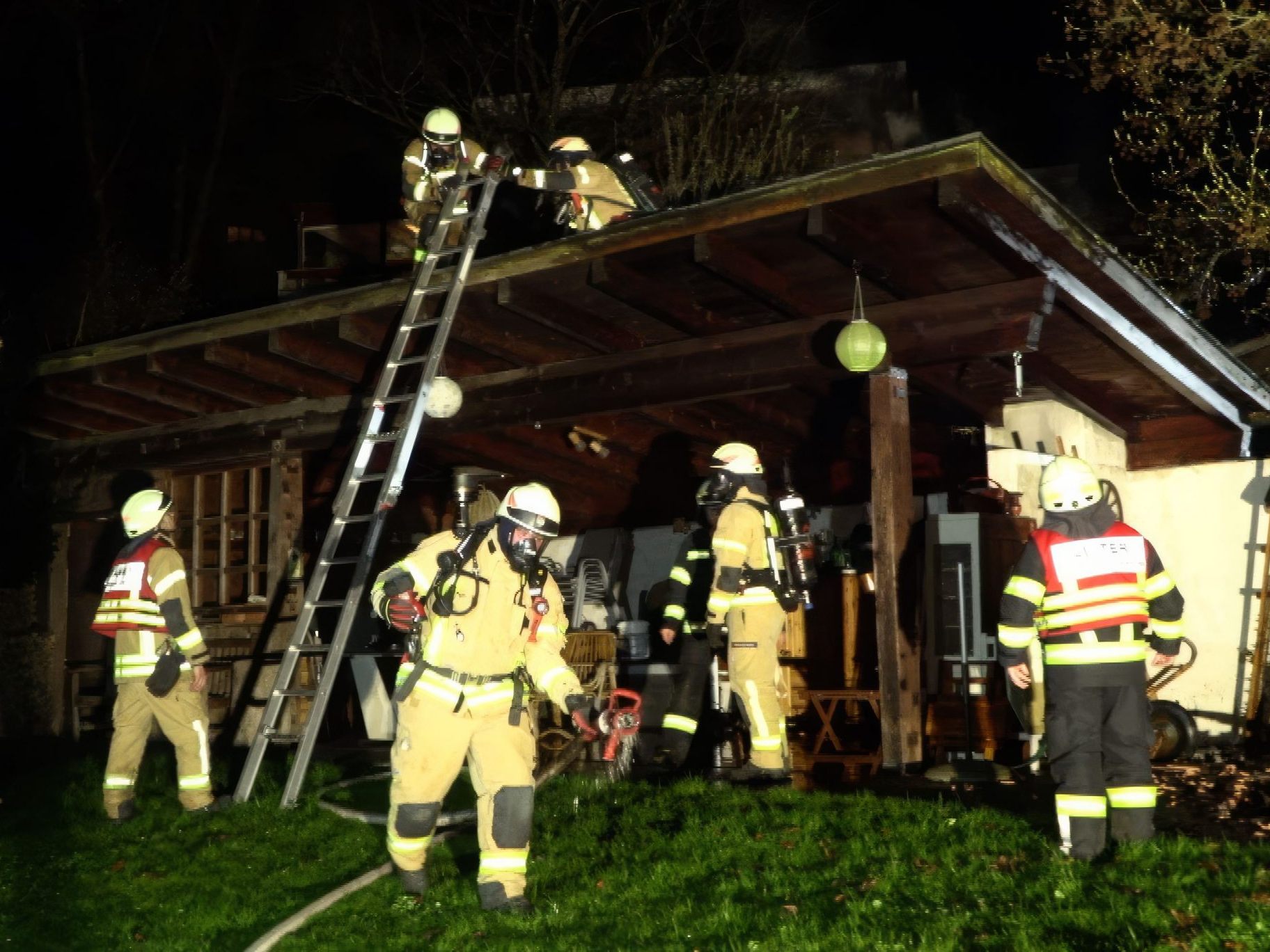 Nächtlicher Brand in Dornbirn