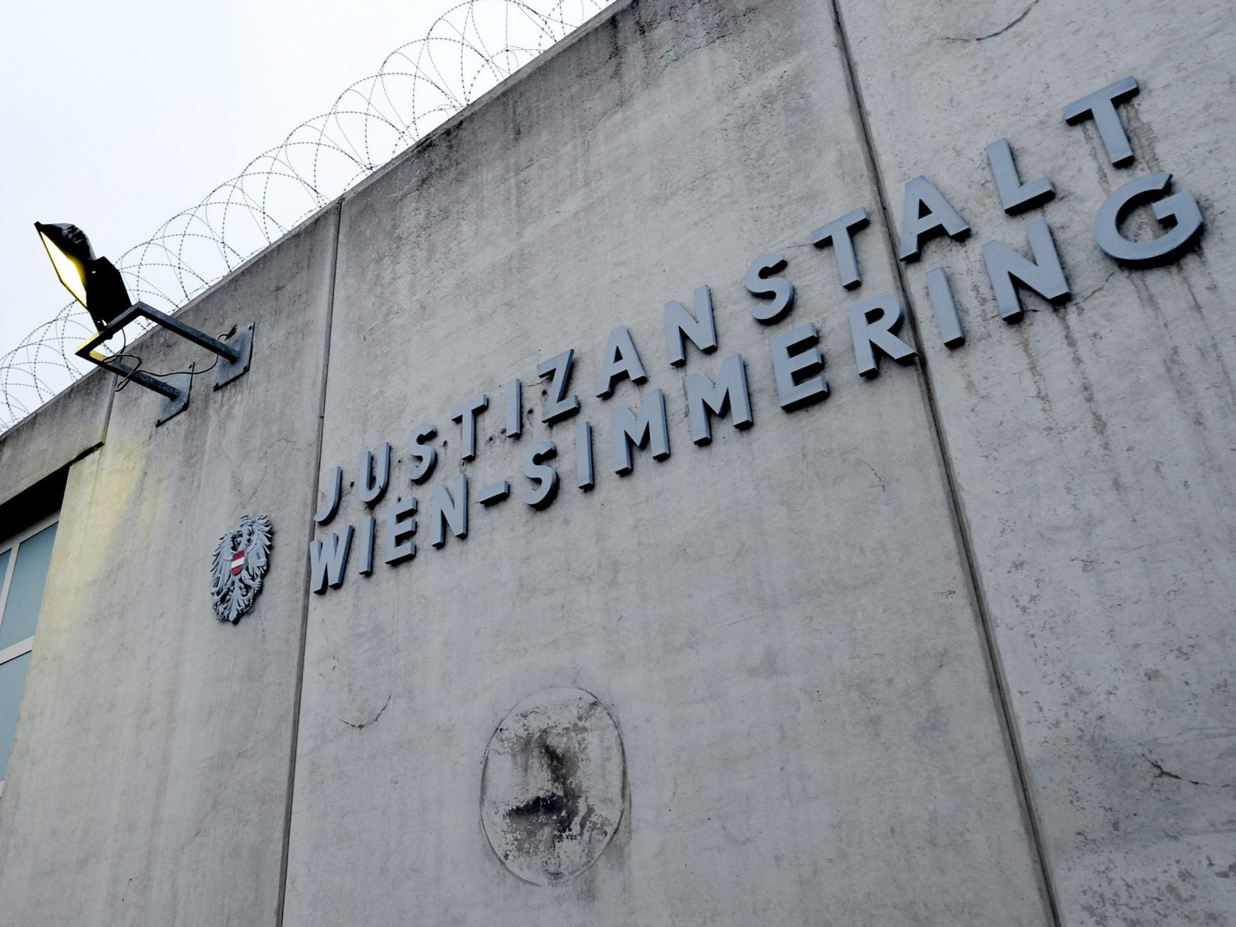 Gewerkschaftsprotest in der Justizanstalt Wien-Simmering.