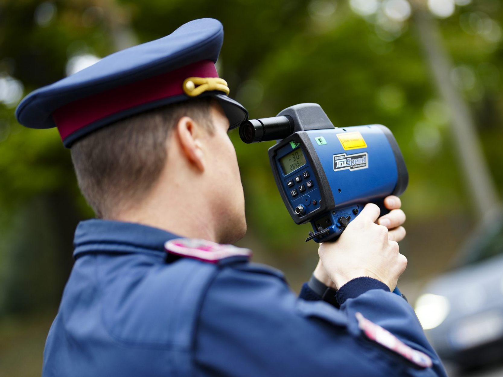 Der Polizei ging ein Raser mit 127 km/h ins Netz.