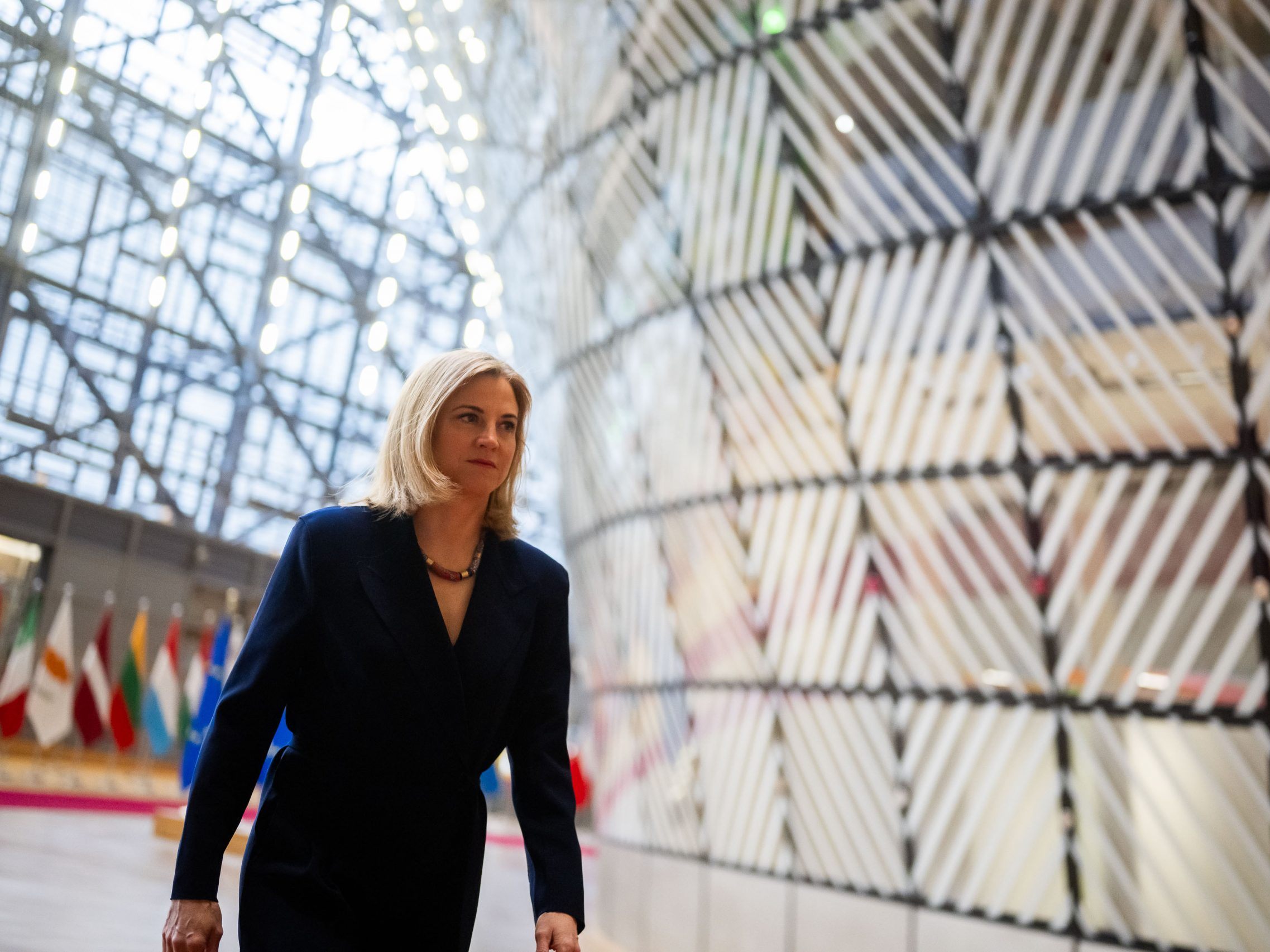 Meinl-Reisinger reiste zum EU-Außenministerrat nach Brüssel.