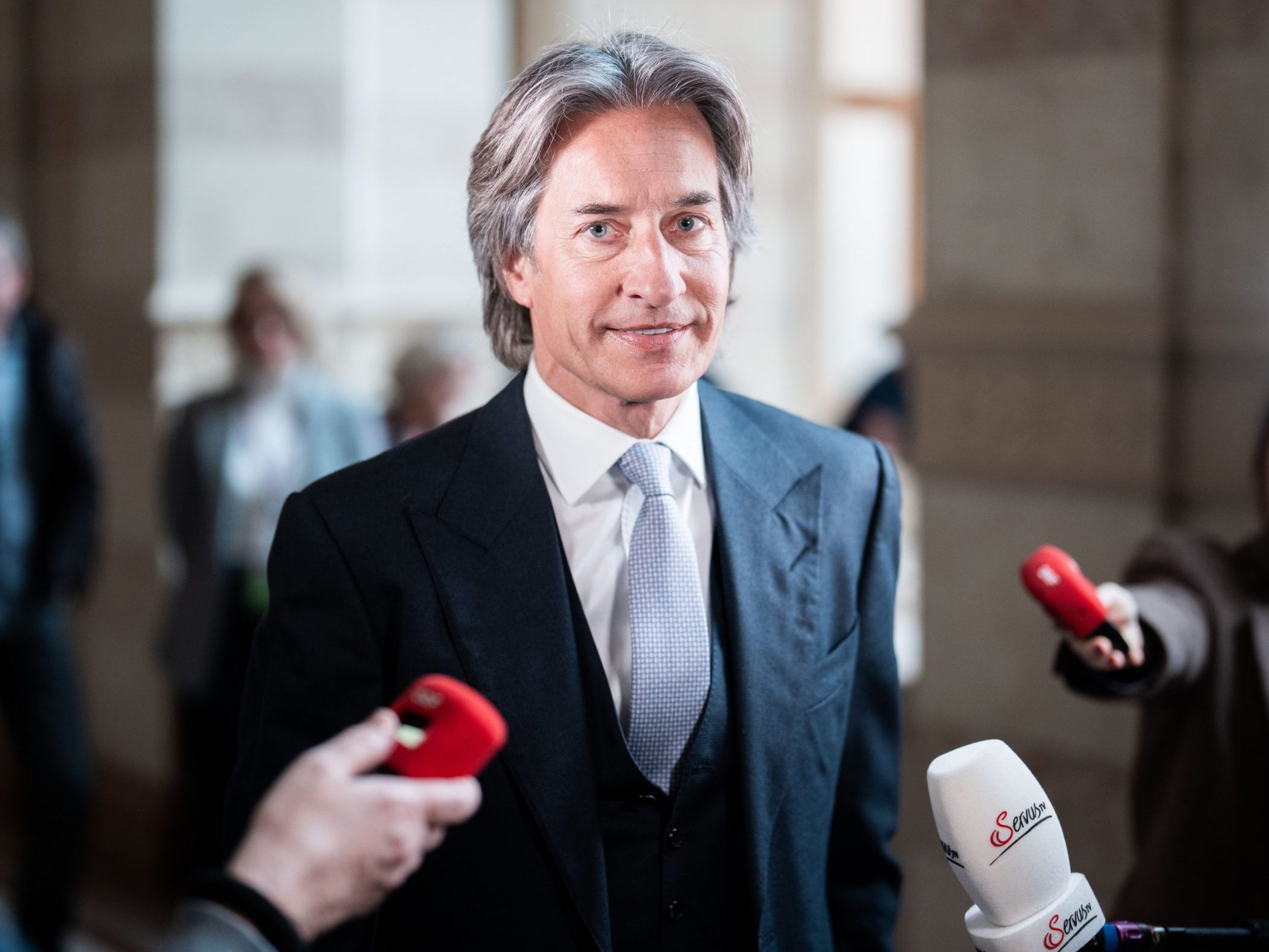 Karl Heinz Grasser vor Verhandlungsbeginn am Freitag,