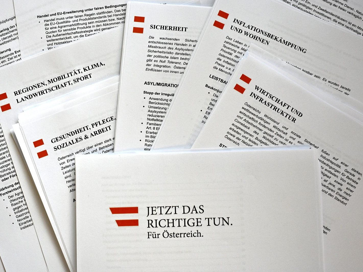 Mayrhuber blickte auf Regierungsprogramm.