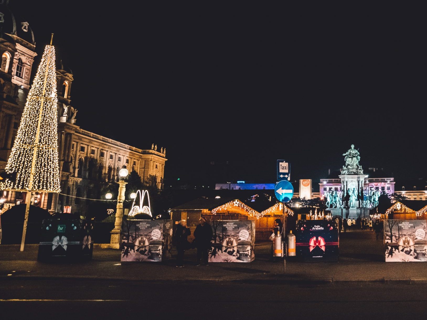 2025 und 2026 muss man auf den Weihnachtsmarkt am Maria-Theresien-Platz verzichten.