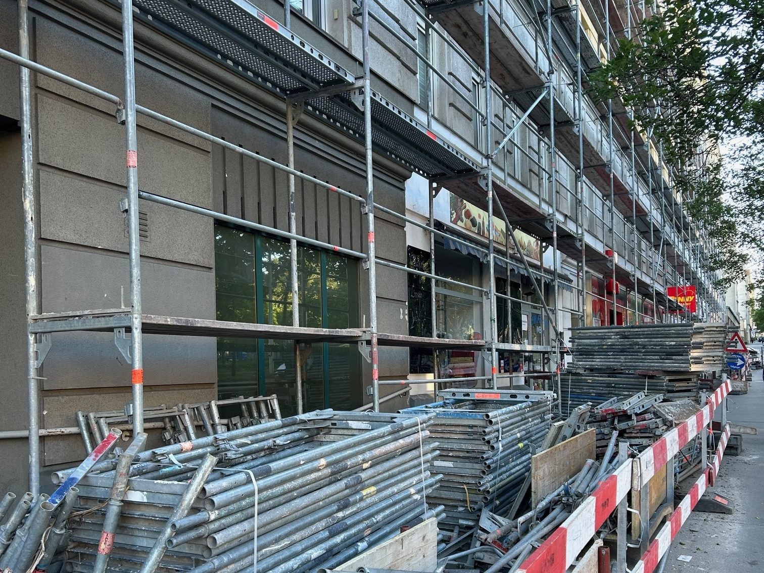 Bislang gibt es keine heiße Spur zum Gerüst-Diebstahl in Meidling.