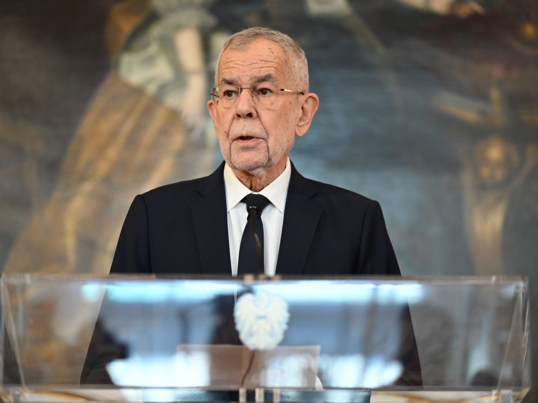 Van der Bellen traf die Oppositionschefs.