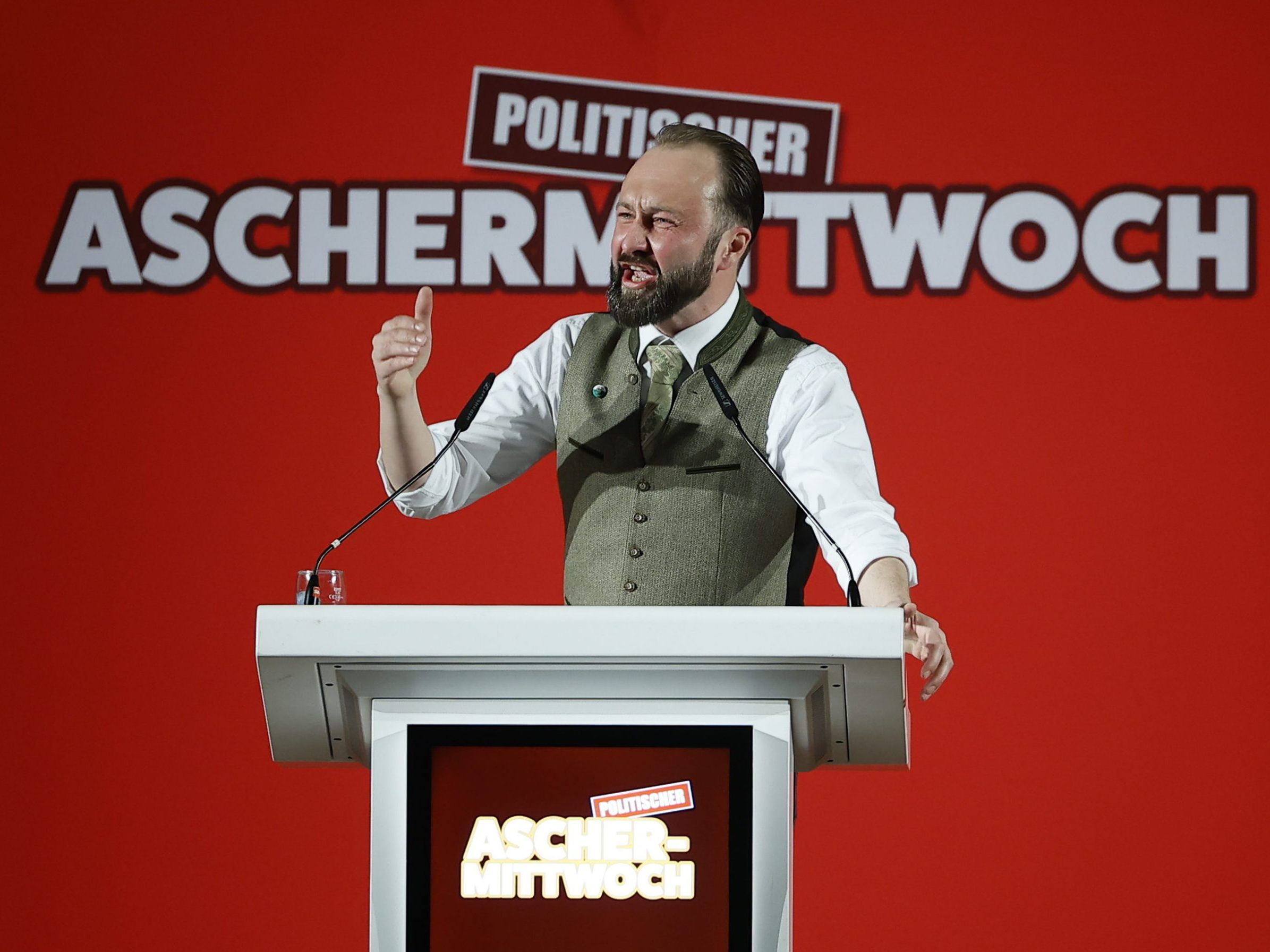 Lercher kam zum Politischen Aschermittwoch der steirischen SPÖ.