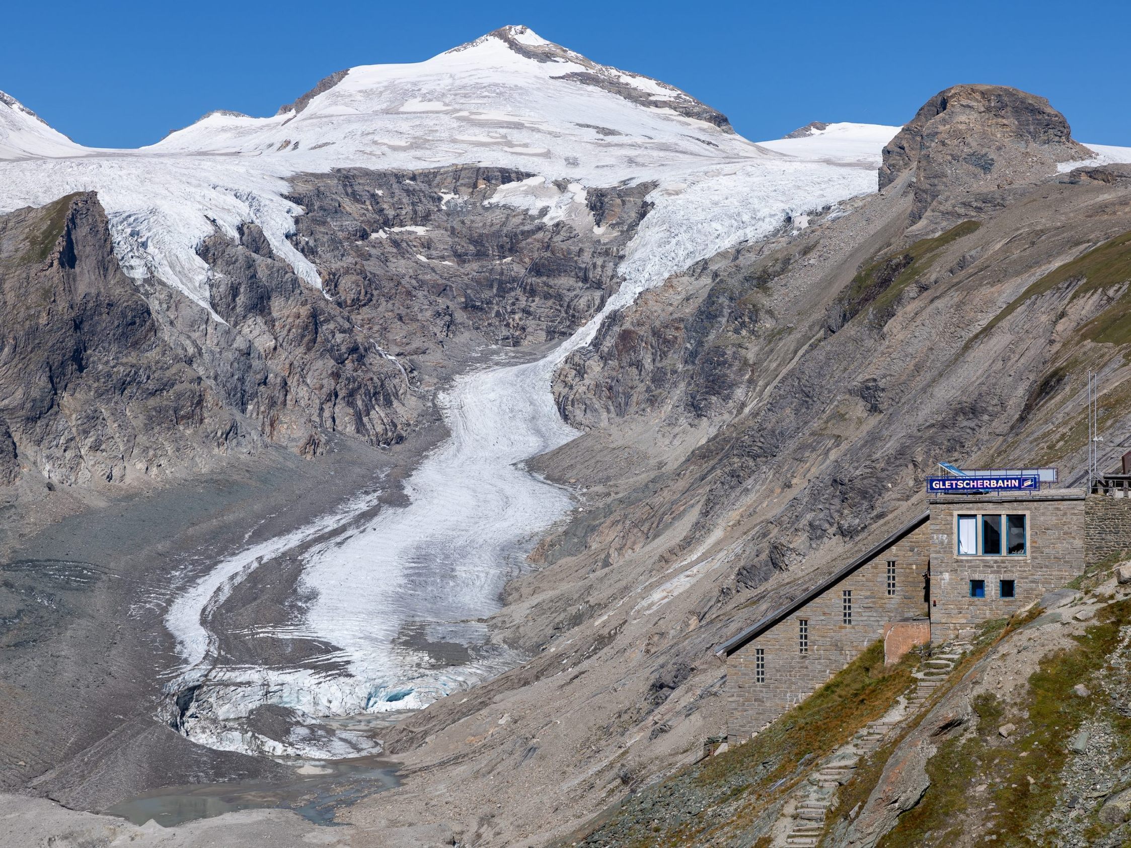Die Pasterze ist vermutlich bald nicht mehr Österreichs größter Gletscher.