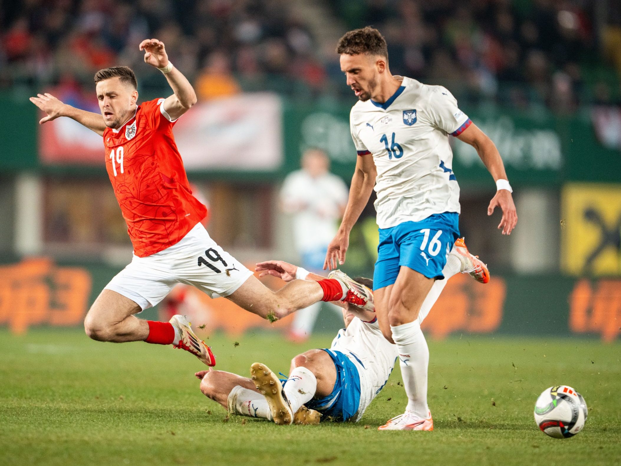 Christoph Baumgartner fehlt dem ÖFB-Team im Rückspiel gegen Serbien.