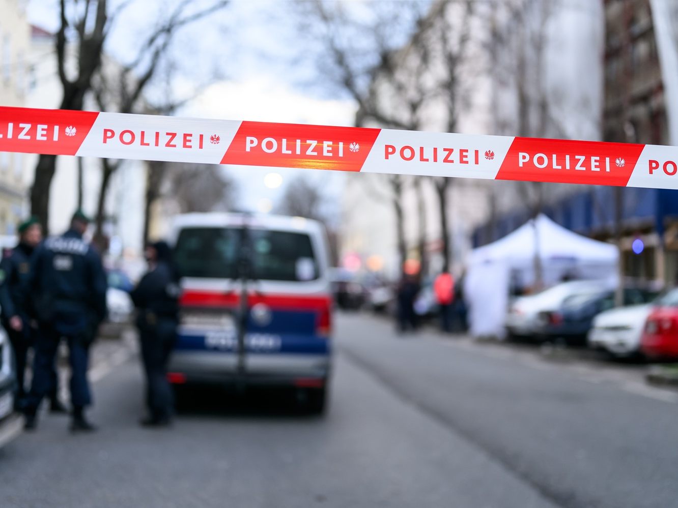 Polizei am vergangenen Freitag in Wien-Favoriten.