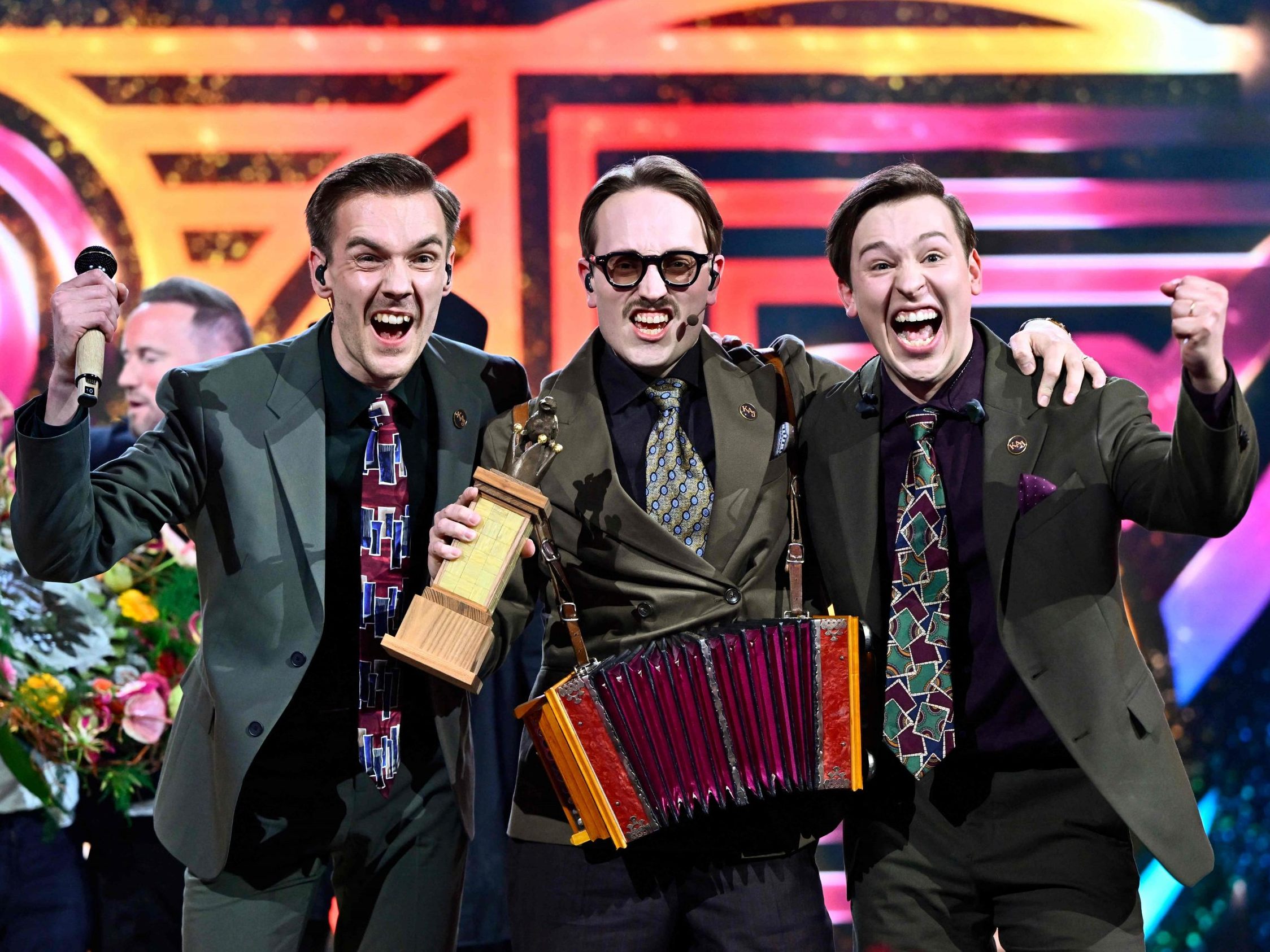 Die Band KAJ vertritt Schweden beim ESC. Die Band KAJ vertritt Schweden beim ESC.