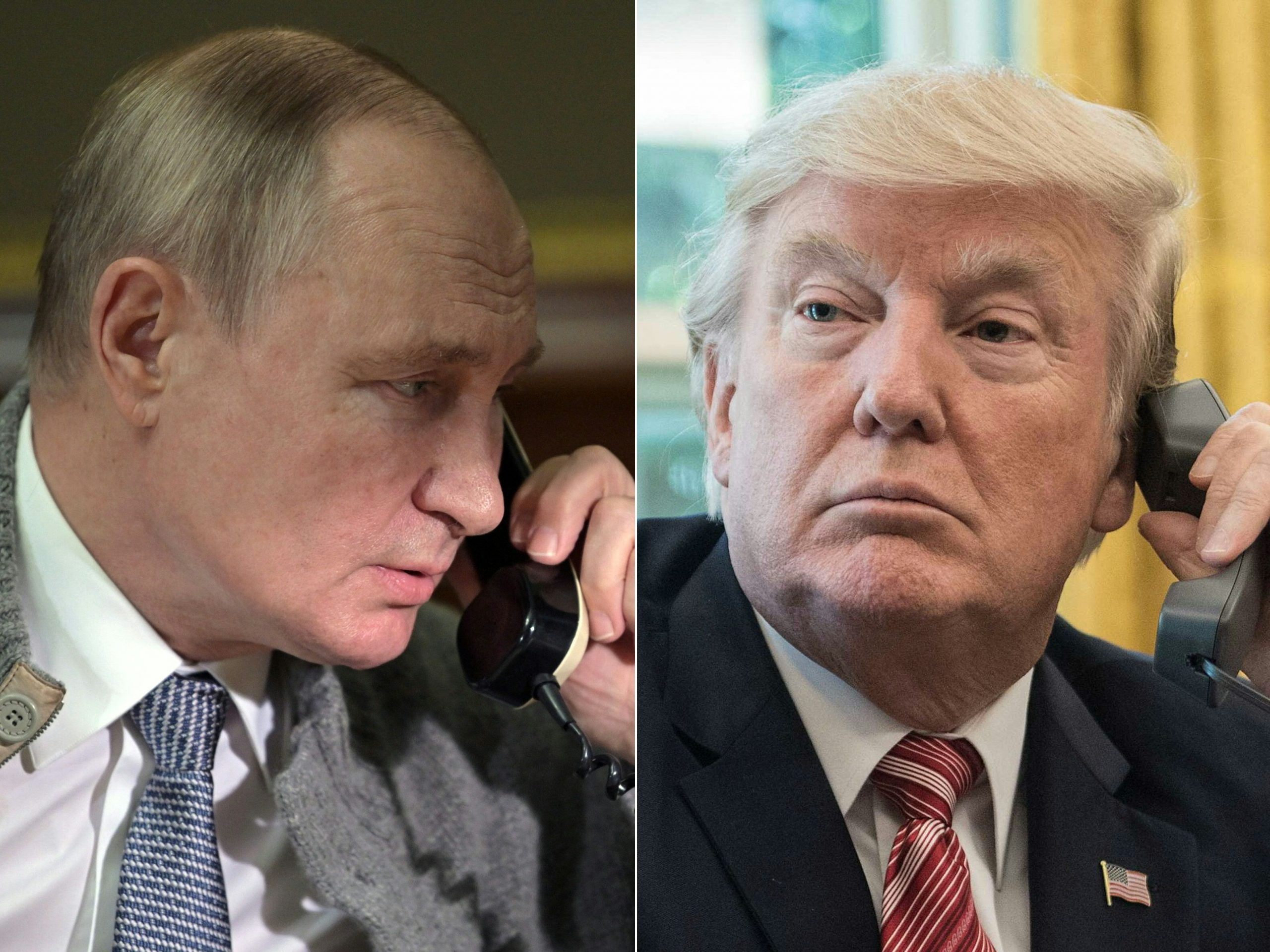Telefonat zwischen Putin und Trump nach zwei Stunden beendet Telefonat zwischen Putin und Trump nach zwei Stunden beendet