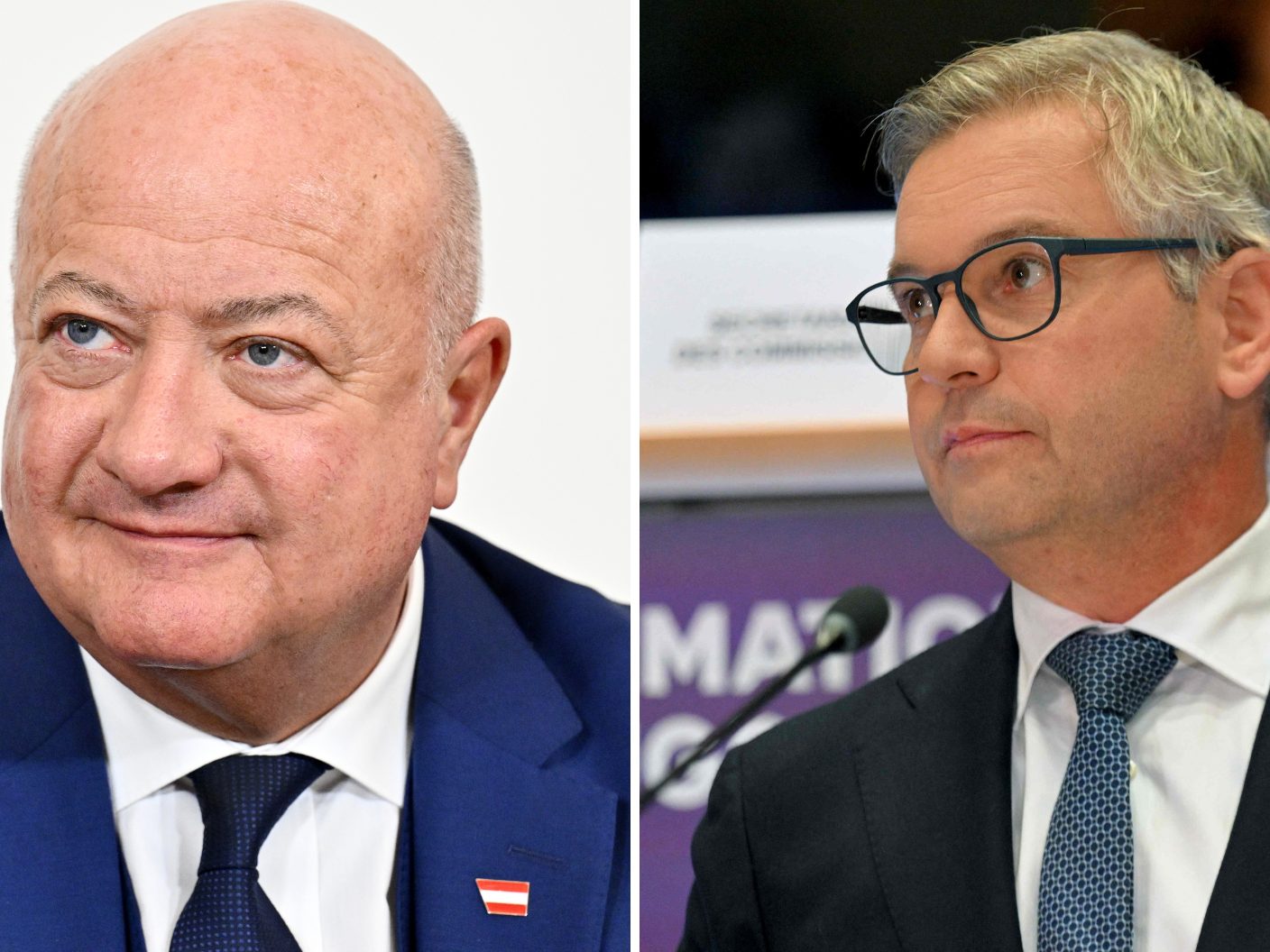 Stocker und Brunner haben sich über den Kampf gegen illegale Migration beraten. Stocker und Brunner haben sich über den Kampf gegen illegale Migration beraten.
