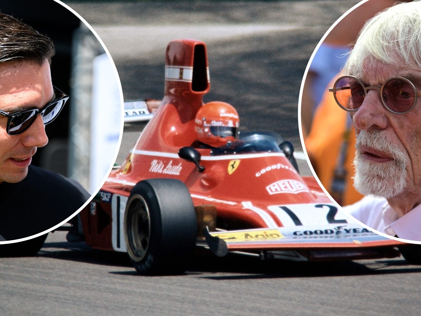 Bernie Ecclestone (r.) hat seine auf rund 600 Millionen Euro geschätzte private Sammlung an F1-Boliden verkauft.