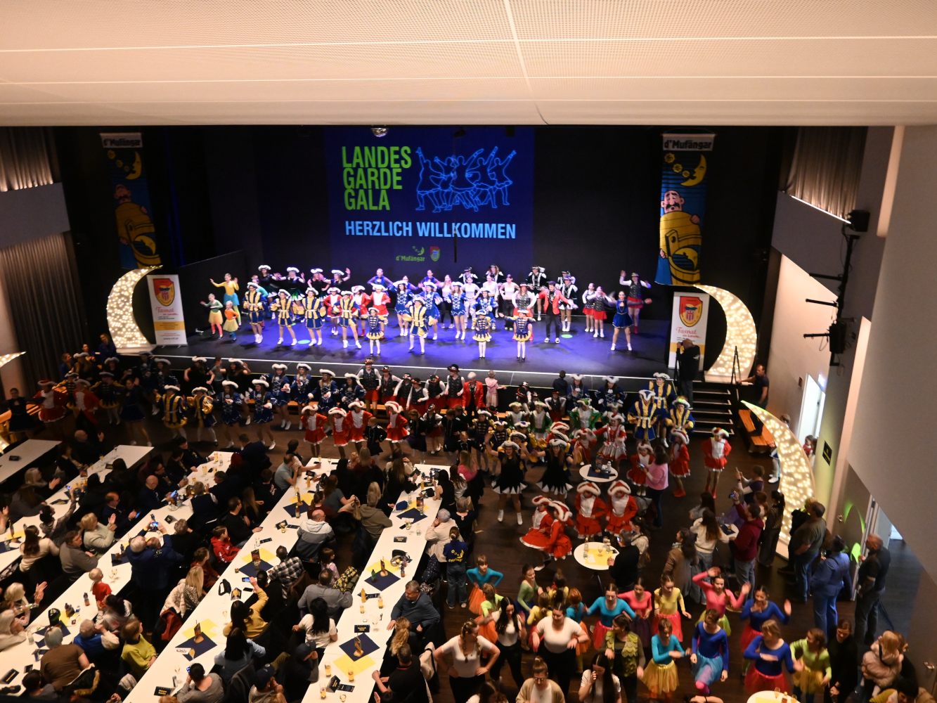 Die Garde- und Showtänze der Vorarlberger Gardegruppen sorgten für Begeisterung im Saal.