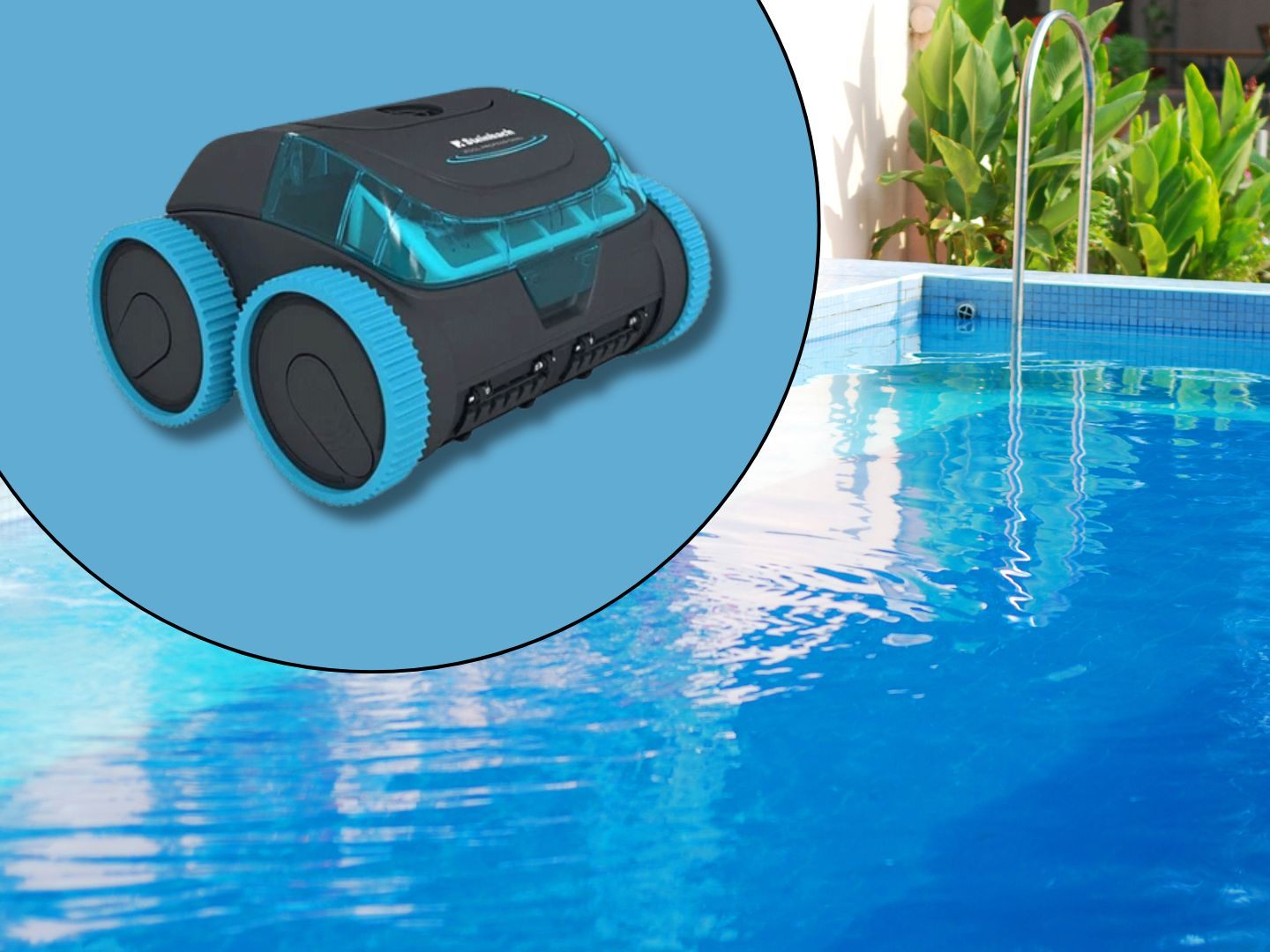 Ein technischer Defekt kann dazu führen, dass der Poolroboter in Brand gerät.