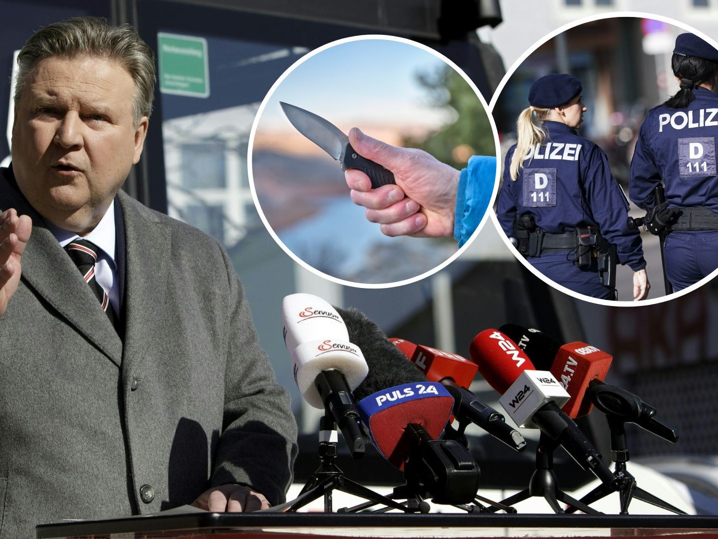 Ludwig will mehr Polizisten für Wien und das Messerverbot ausweiten.