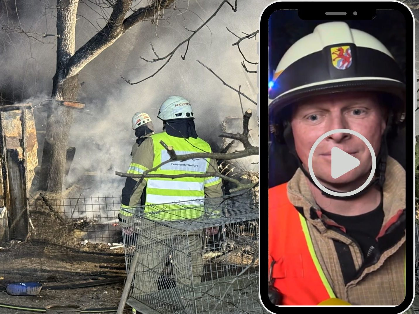 Die Feuerwehr hatte den Brand rasch unter Kontrolle.