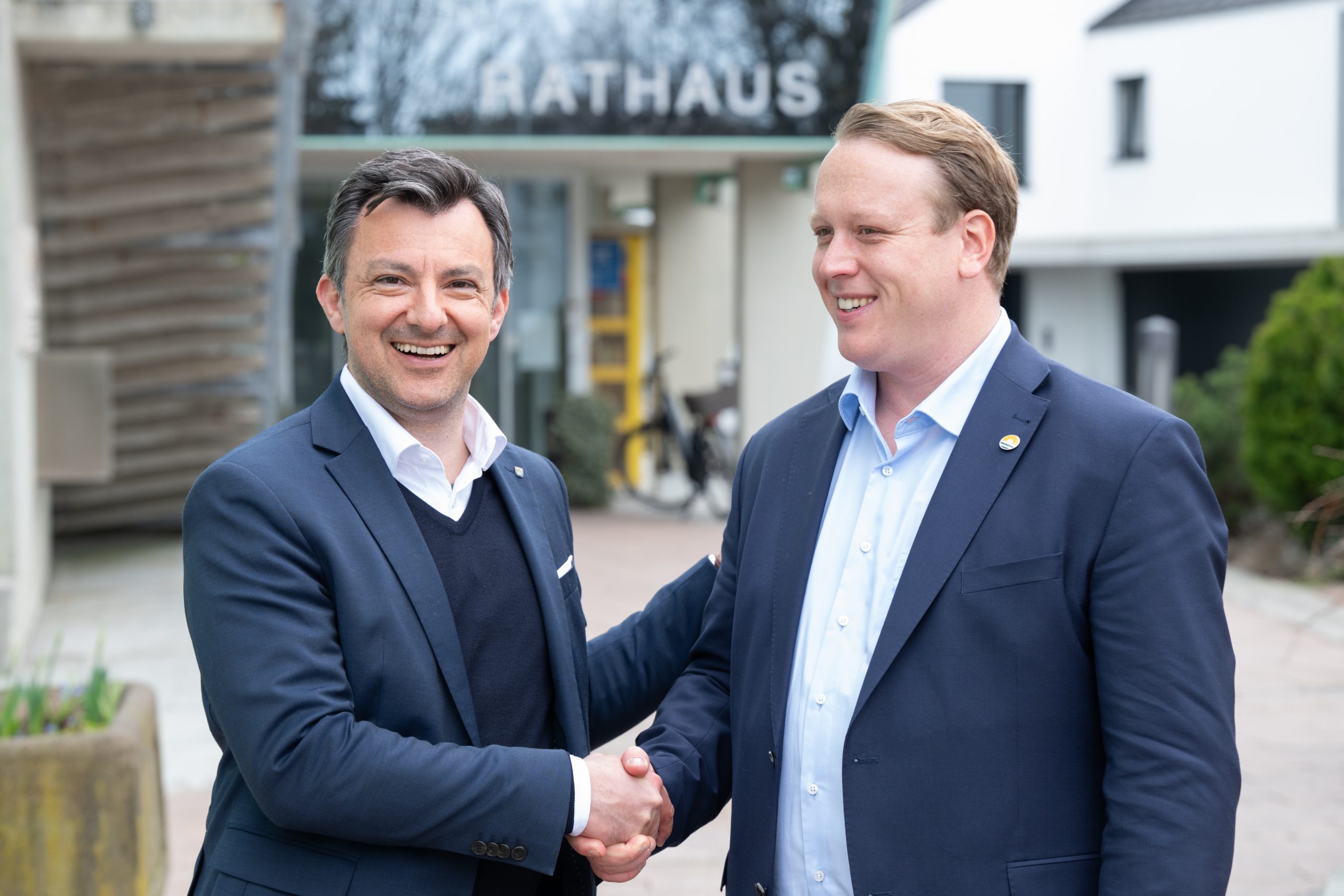 Bürgermeister Stichwahl Hard Staudinger und Bickel