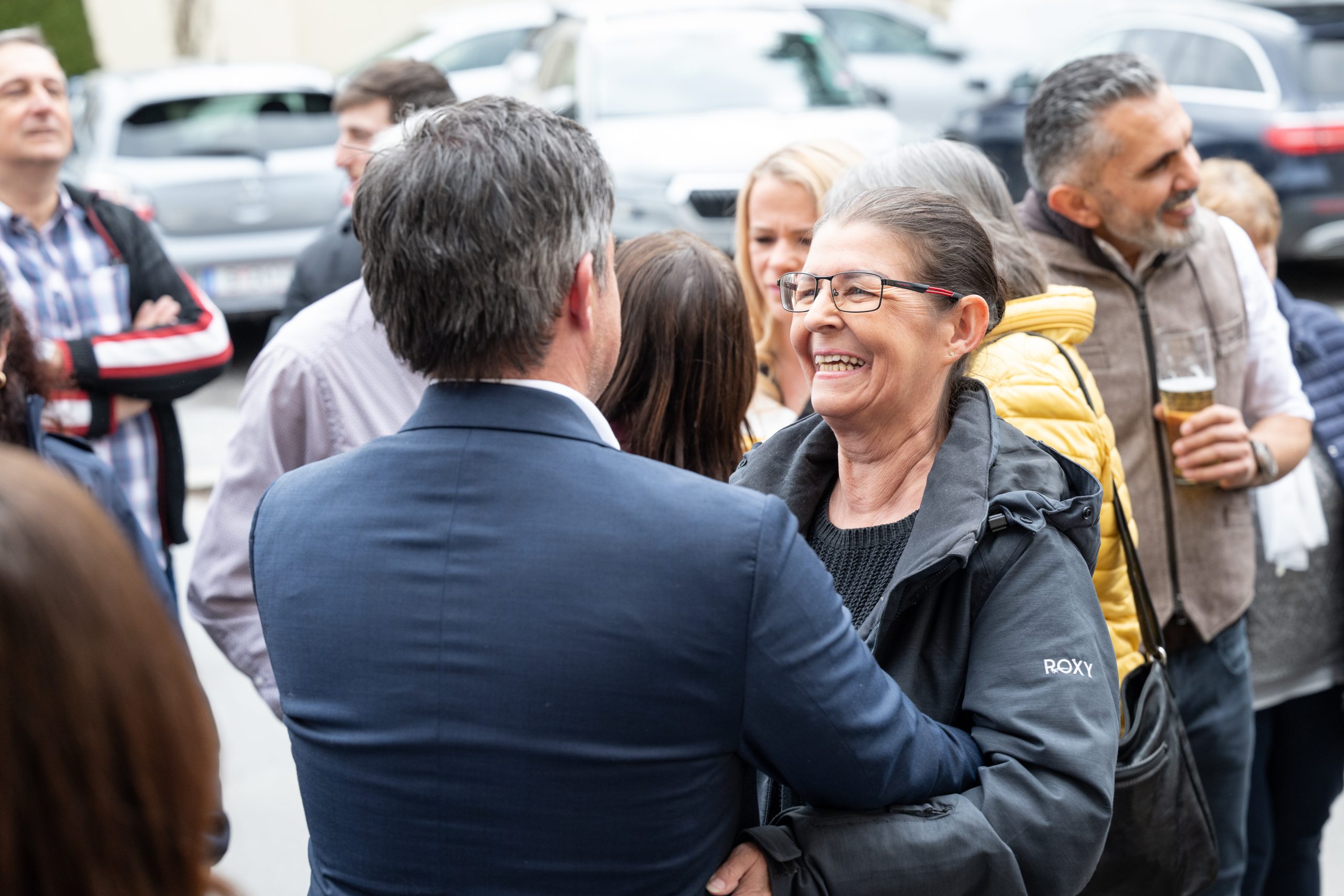 Bürgermeister-Stichwahl Wahlparty Staudinger