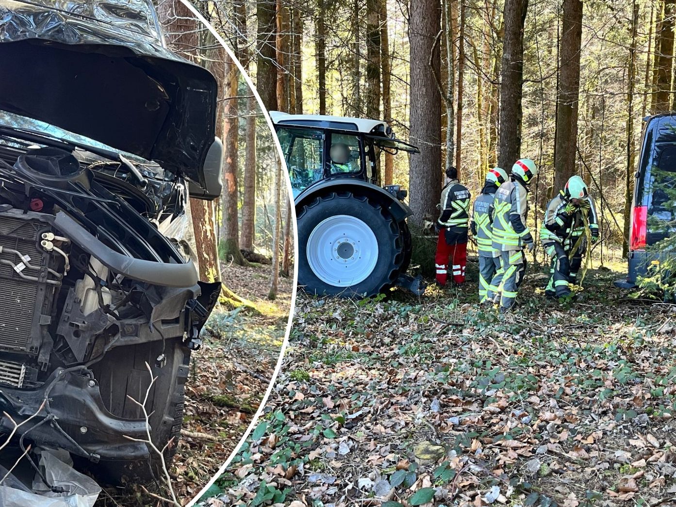 Am Donnerstagvormittag hat sich in Lingenau ein Unfall ereignet.