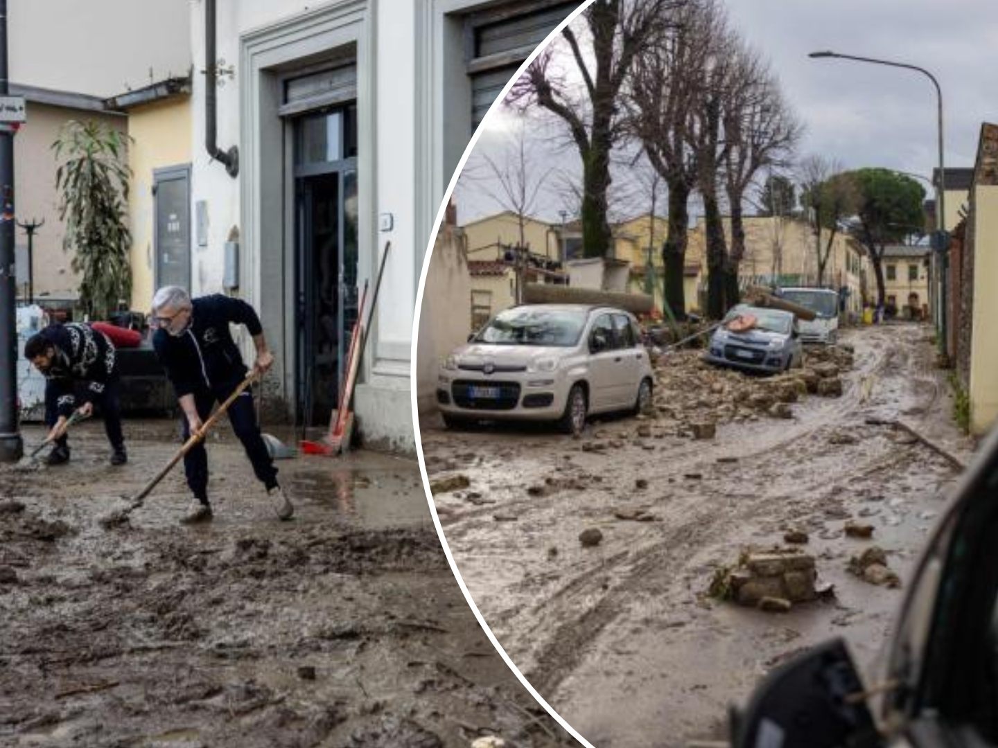 In der Toskana sorgen schwere Unwetter für Probleme.