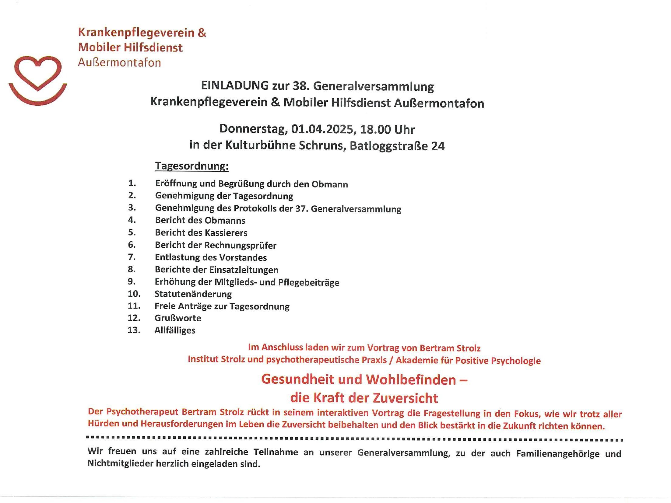 Einladung