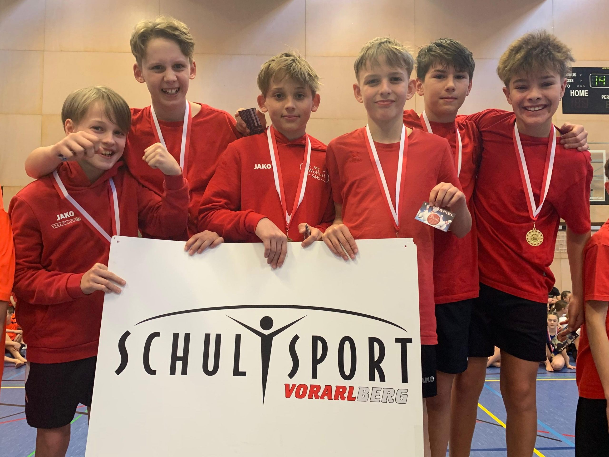 Die Jungs der 3a Klasse freuten sich riesig.