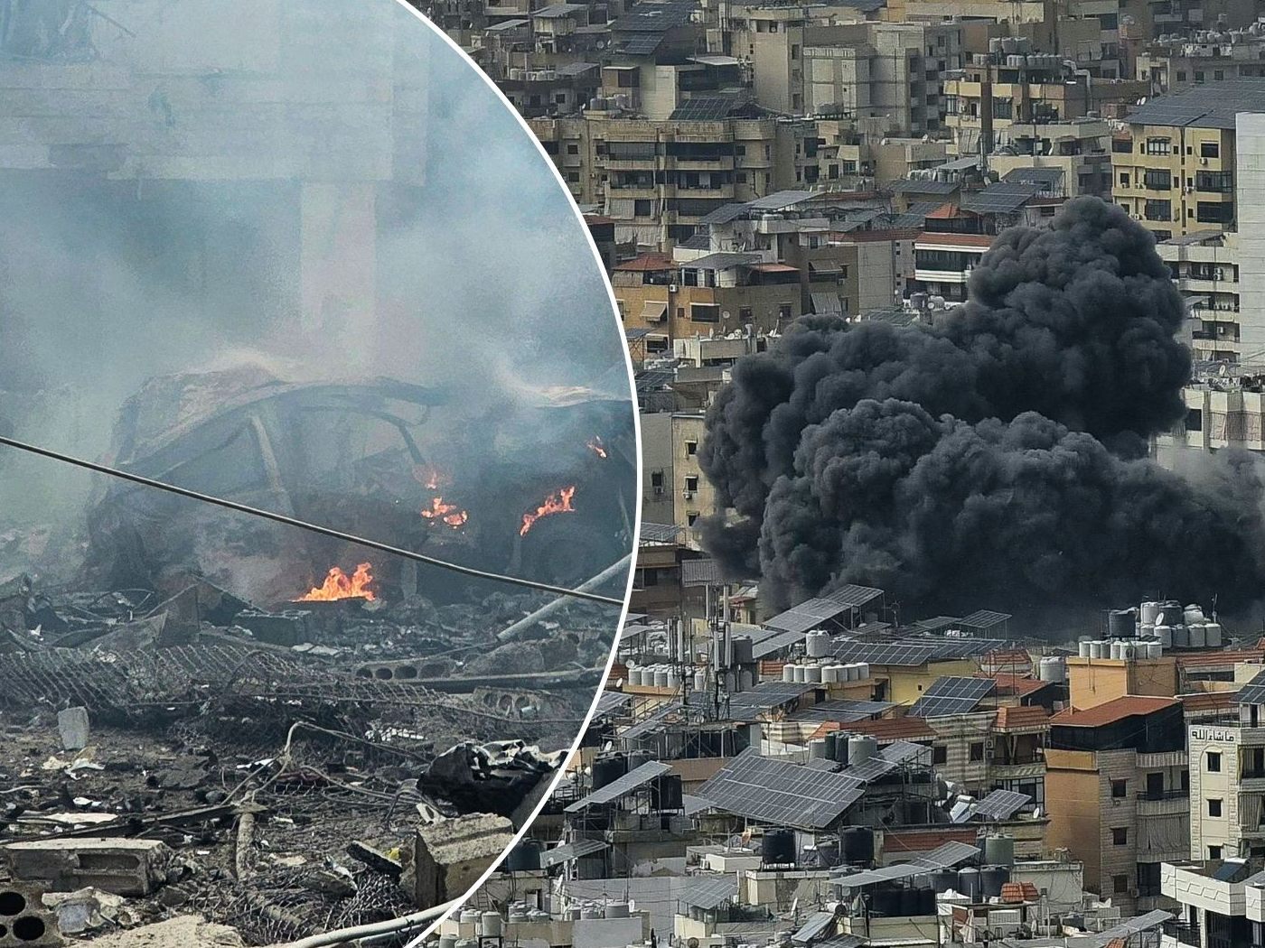 Luftangriffe auf Beirut Luftangriffe auf Beirut